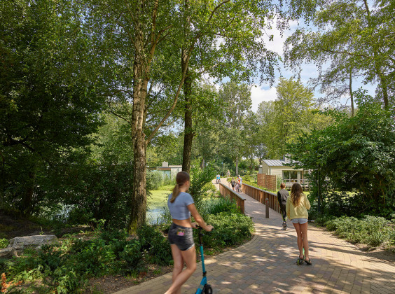 Vernieuwde promenade - Center Parcs De Eemhof